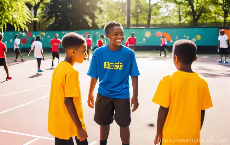 스포츠경영관리사와 사회적 영향력 연구 - **Urban Youth Sports Festival with Mentorship**
    A vibrant, sun-drenched image of a lively urban ...
