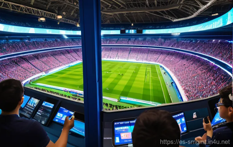 스포츠경영관리사와 국제 대회 유치 전략 - The Strategic Command Center: Orchestrating a Major Sports Event**

A wide-angle shot of a modern, h...